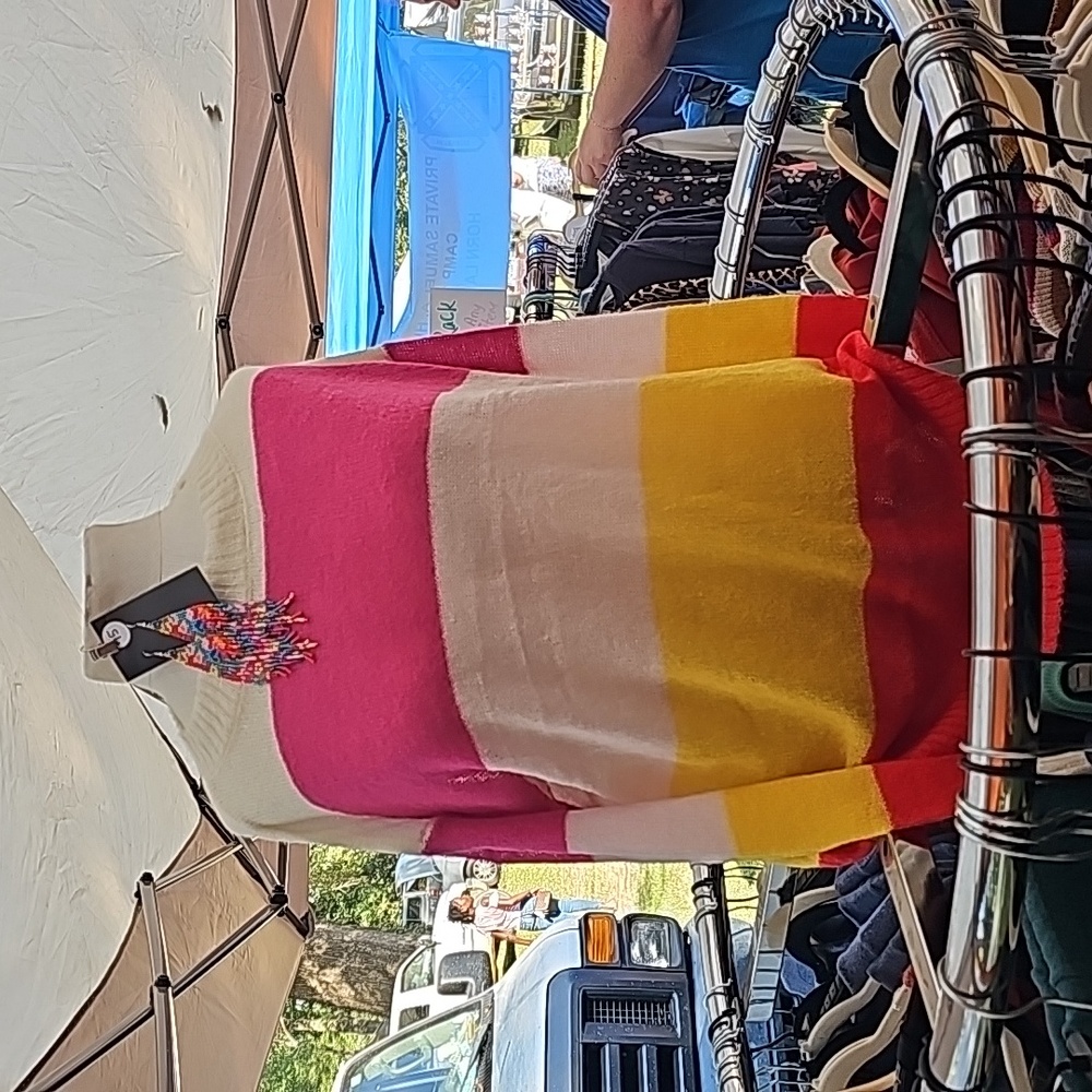 Multi colored sweater
